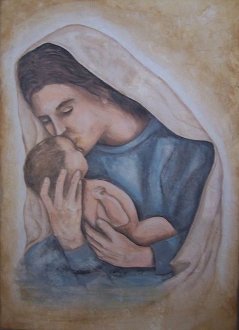 A szent anya, Csalár-Kürt (Szlovákia)